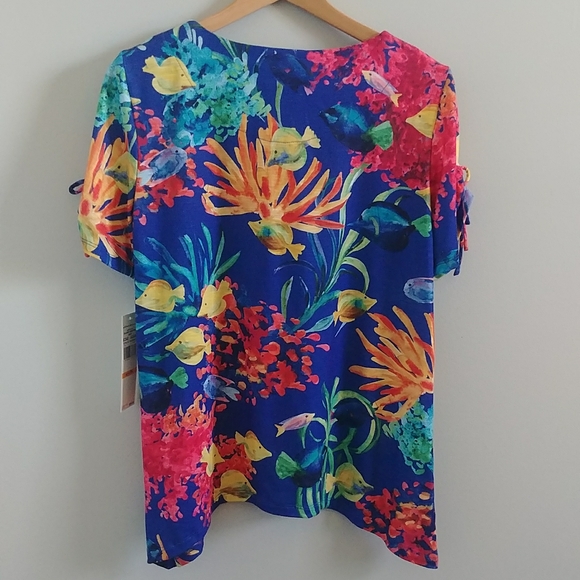 Alfred Dunner Undersea Paradise Top - Picture 9 of 9